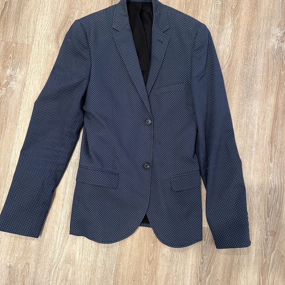 COPY - Topman polka dot navy full suit